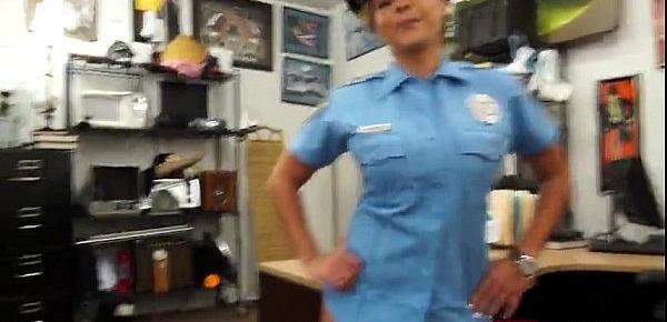  Babe in a police uniform banged up her tight butt  on xxxpawn.pornotagir.com